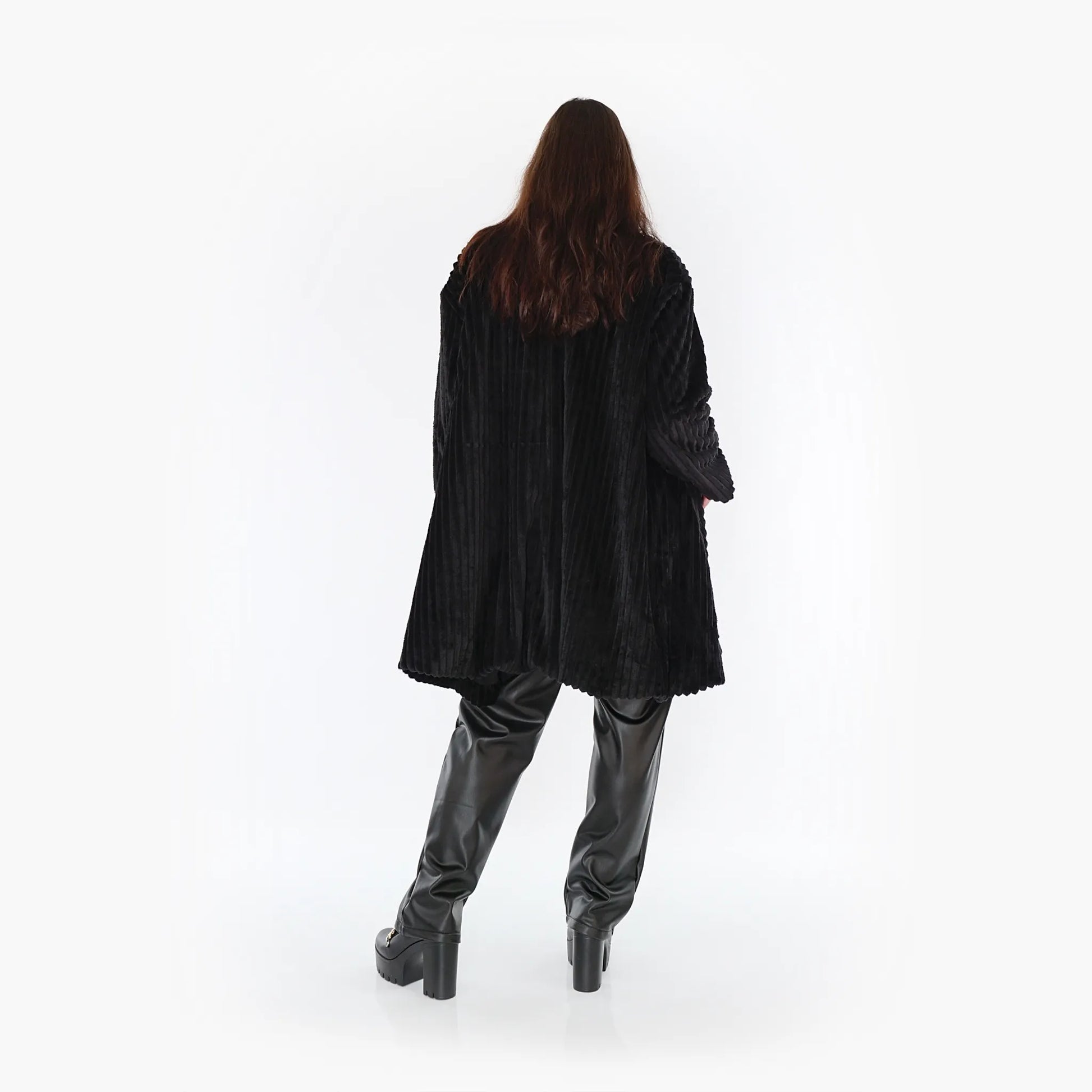 A-Form Jacke von AKH Fashion aus Polyester, 1413.07015, Schwarz, Schick, Modern, Bequem
