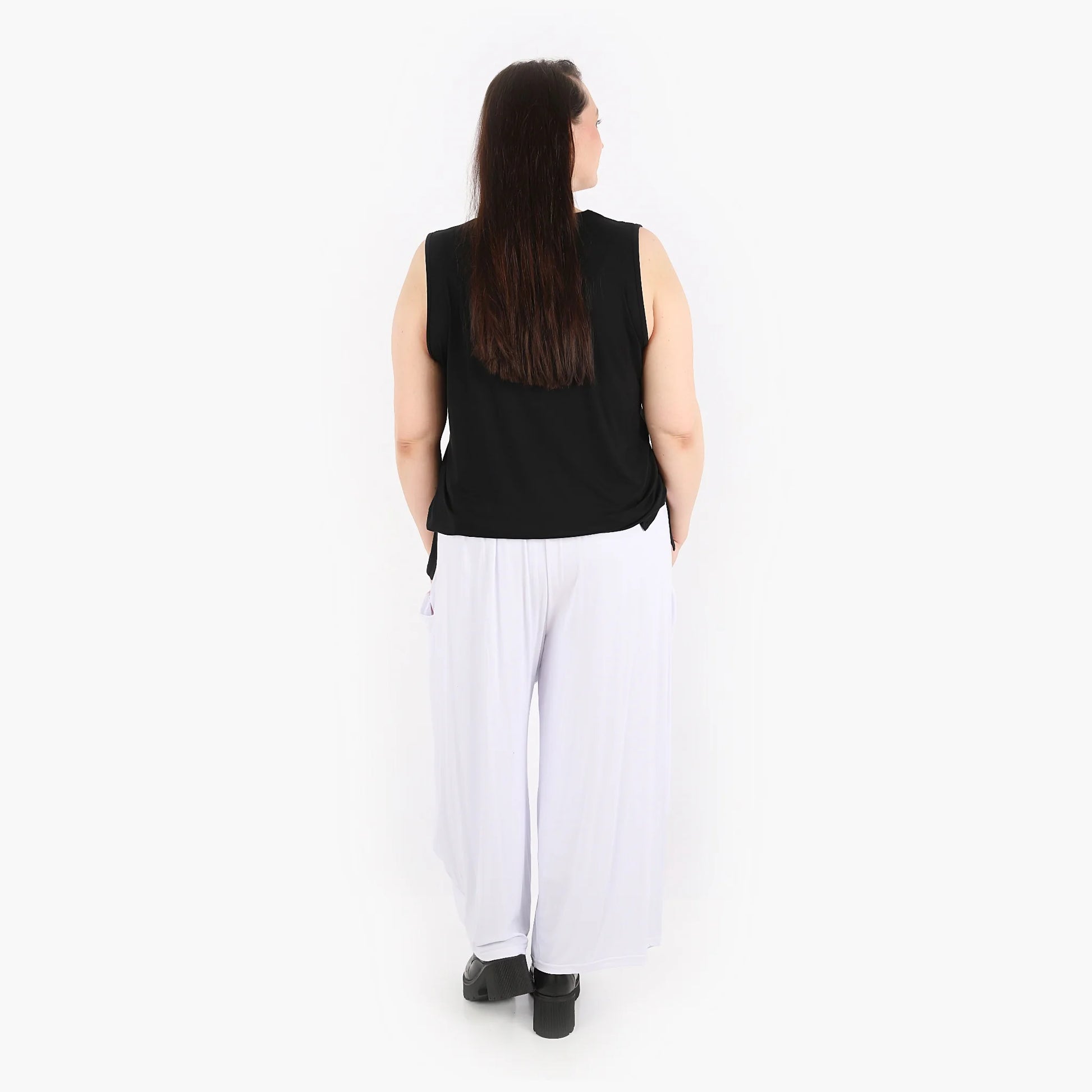 Ballonhose von AKH Fashion aus Viskose, 1312.08069, Weiß, Schick, Modern, Bequem