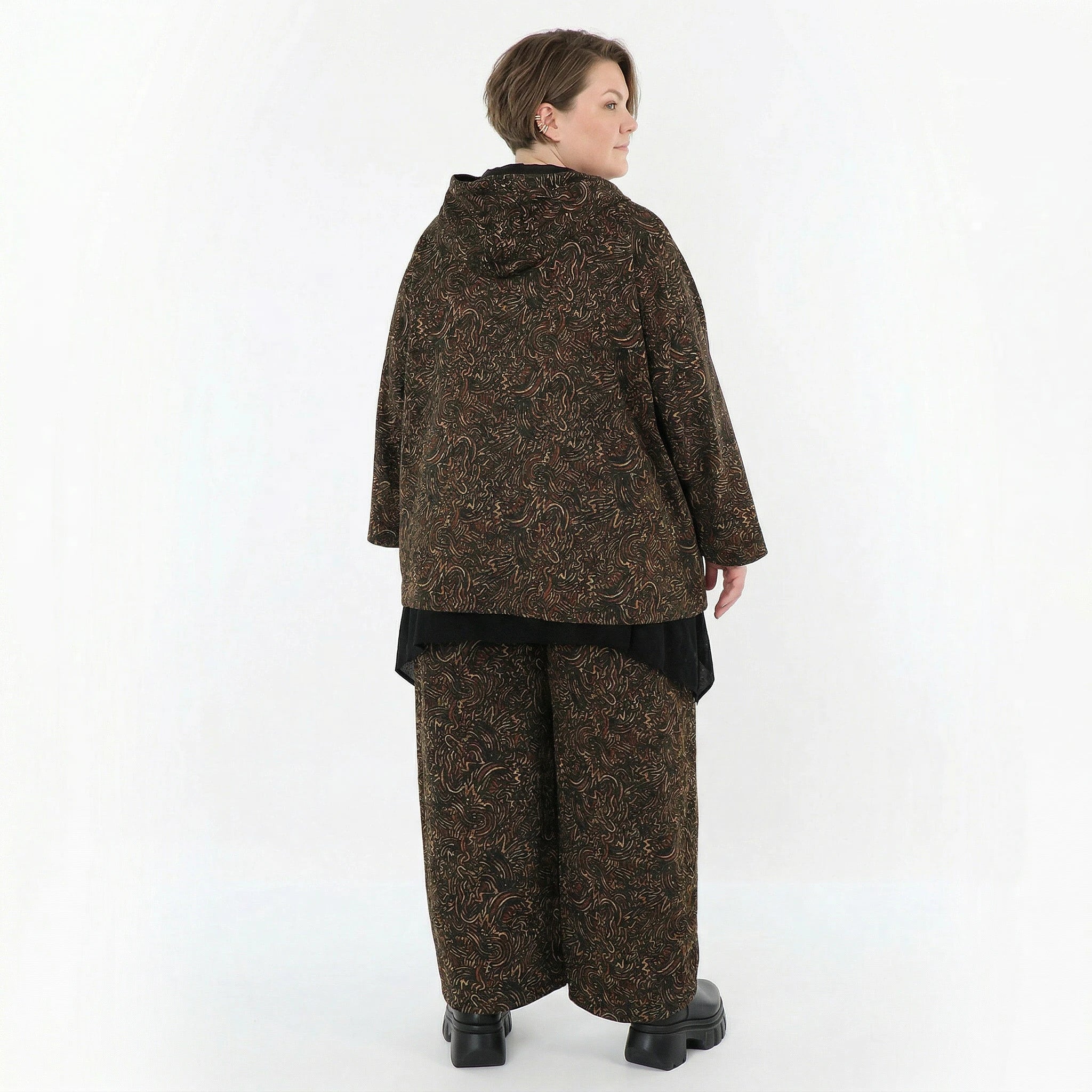 Marlene Hose von AKH Fashion aus Materialmix, 1516.07083, Cognac