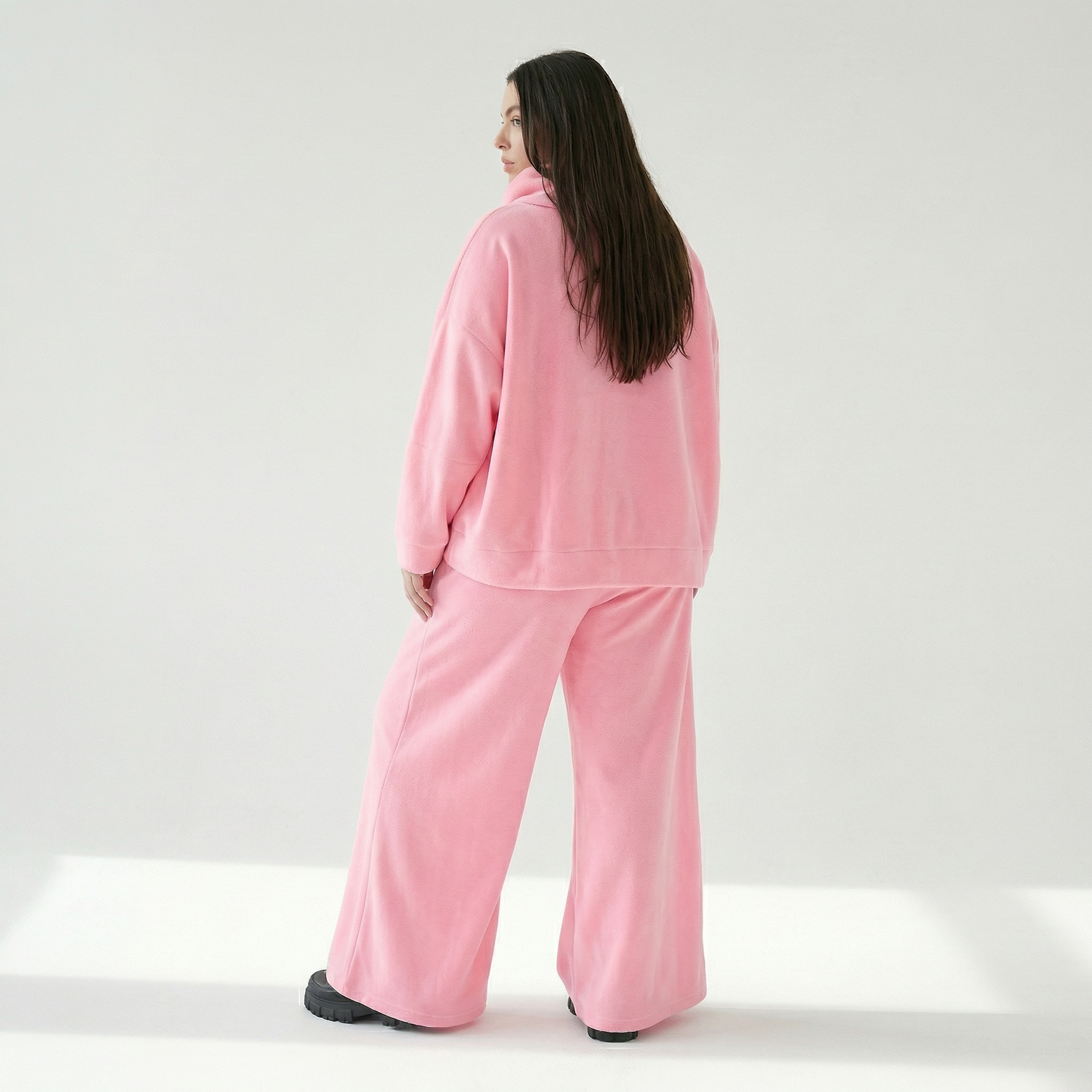  Palazzo Hose von AKH Fashion aus Baumwolle, 1547.06937, Pink, Ausgefallen, Zeitlos, Schick