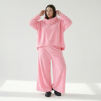  Palazzo Hose von AKH Fashion aus Baumwolle, 1547.06937, Pink, Ausgefallen, Zeitlos, Schick