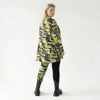  A-Form Bigshirt von AKH Fashion aus Viskose, 1556.03371, Gelb/Multi, Abstrakt, Ausgefallen