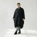  Ballonmantel von AKH Fashion aus Viskose, 1561.06671, Schwarz, Kariert, Ausgefallen