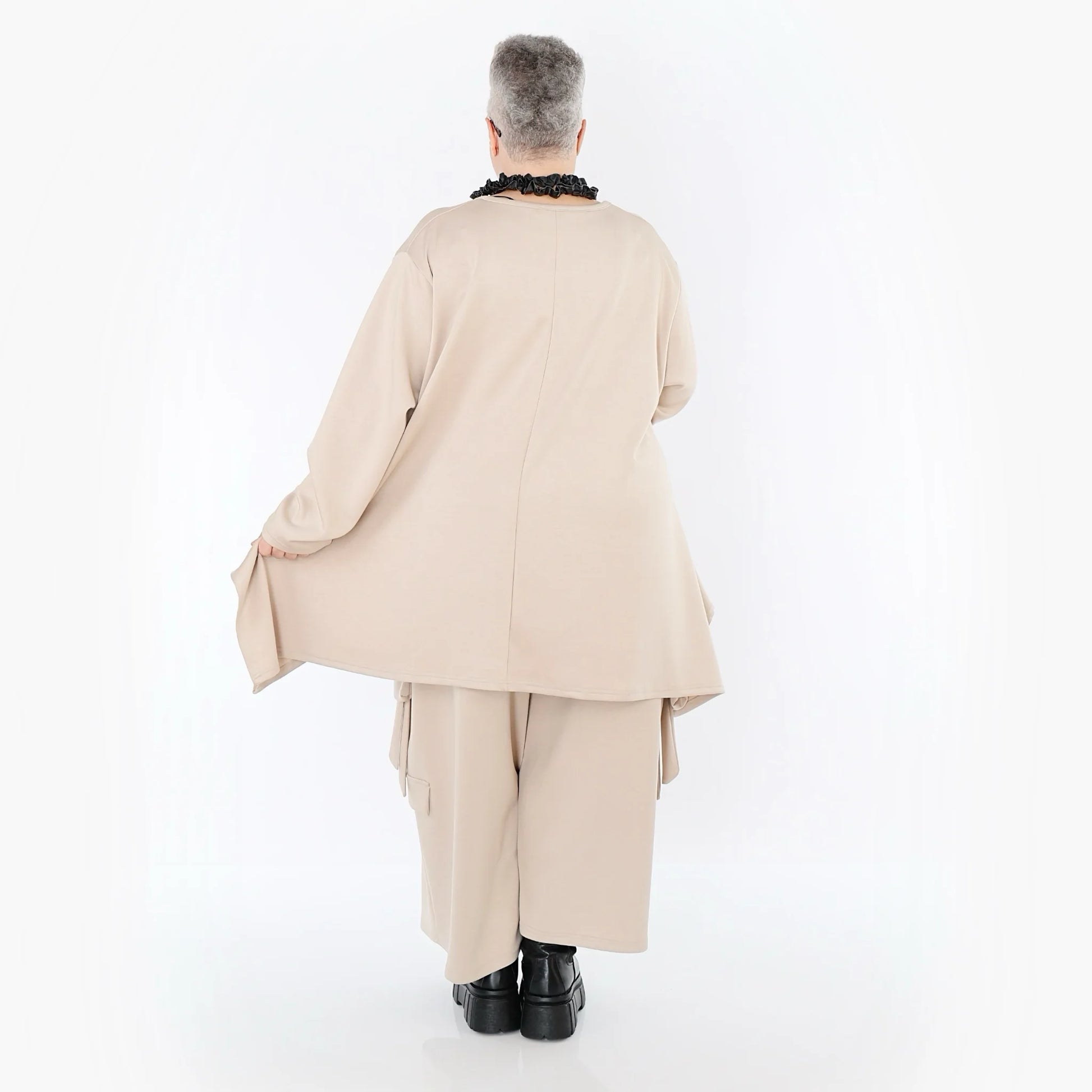  Ballonhose von AKH Fashion aus Viskose, 1566.07125, Beige, Ausgefallen, Zeitlos, Schick