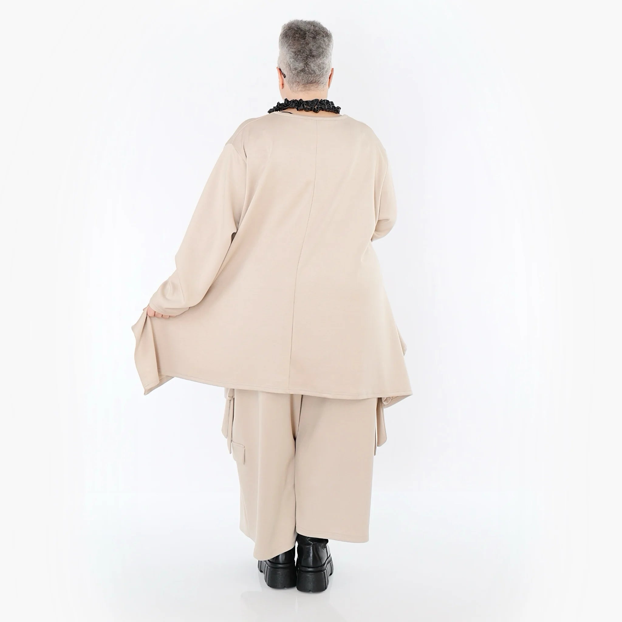  Ballonhose von AKH Fashion aus Viskose, 1566.07125, Beige, Ausgefallen, Zeitlos, Schick