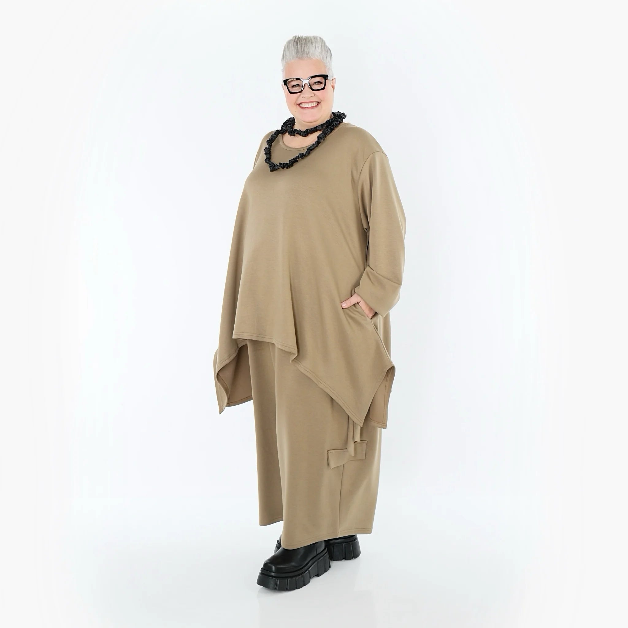  Ballonhose von AKH Fashion aus Viskose, 1566.07125, Camel, Ausgefallen, Zeitlos, Schick