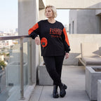 Unifarbenes Langarmshirt aus Jersey mit Reißverschlusstasche und gerader Passform