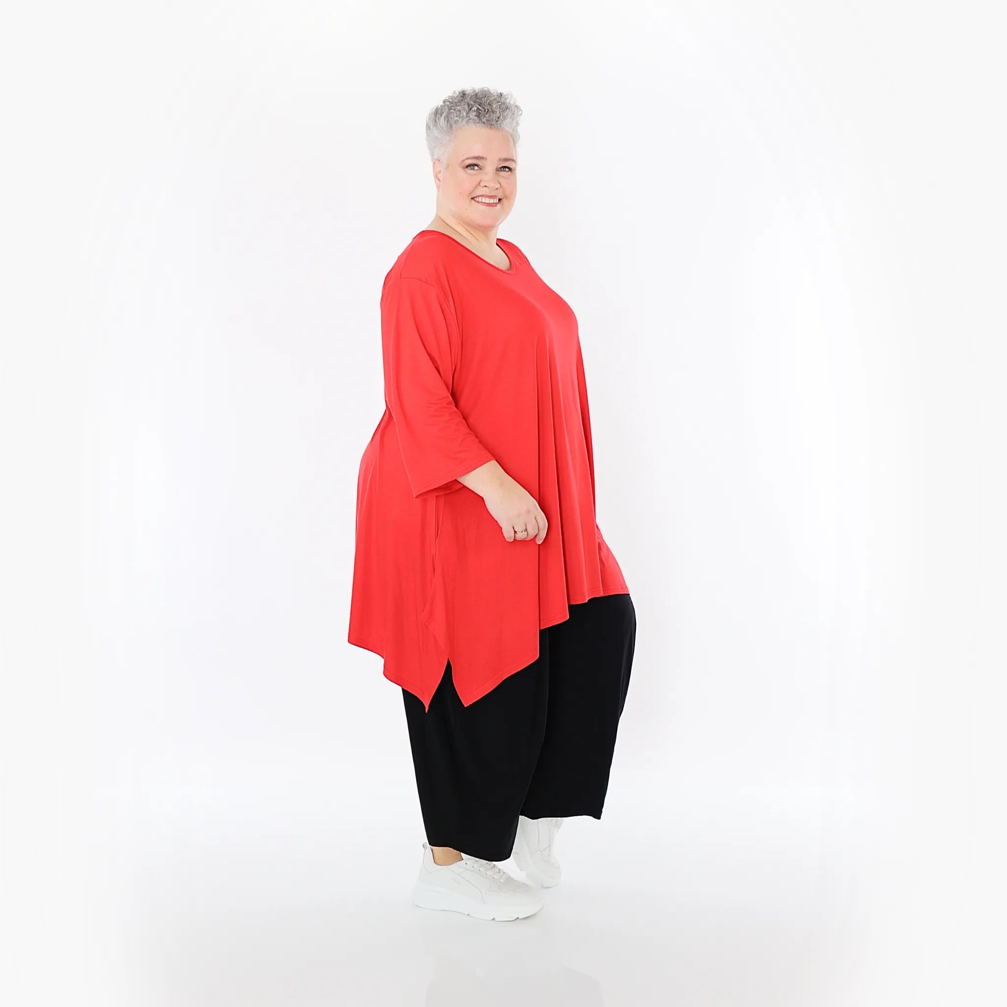  Ballonhose von AKH Fashion aus Viskose, 1233.08069, Schwarz, Ausgefallen, Zeitlos, Schick
