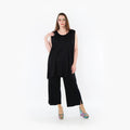  AKH Fashion Hose in gerader Form, aus Viskose, 1233.00225, Schwarz, Ausgefallen, Zeitlos