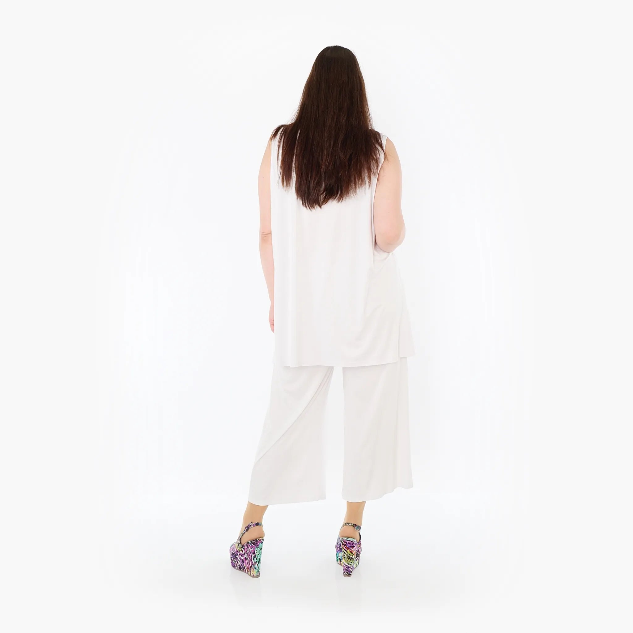 AKH Fashion Top in gerader Form, aus Viskose, 1233.06675, Weiß, Ausgefallen, Zeitlos