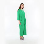  AKH Fashion Bigshirt in gerader Form, aus Viskose, 1233.07054, Grün, Ausgefallen, Zeitlos
