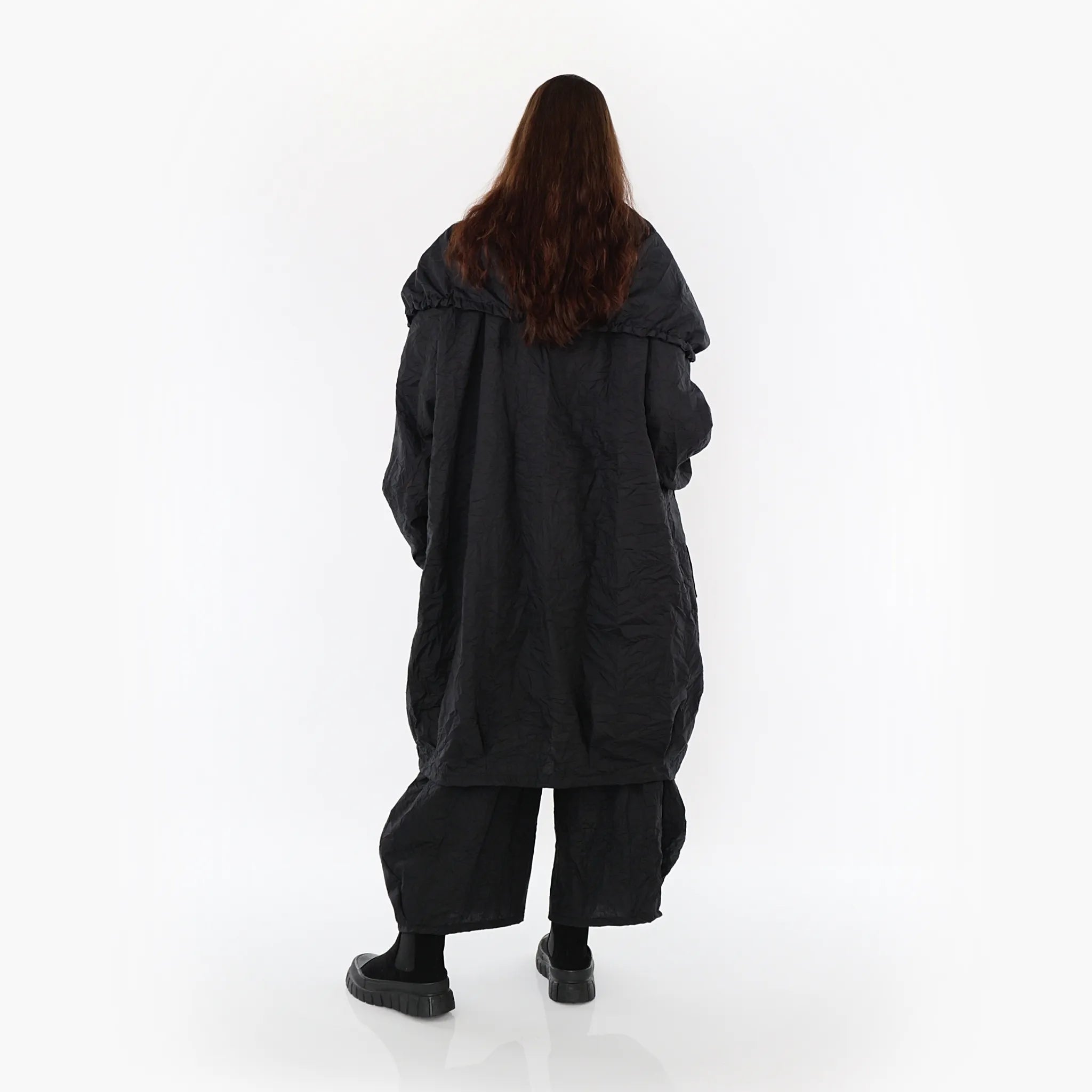 A-Form Mantel von AKH Fashion aus Materialmix, ausgefallene, zeitlose Lagenlook Mode