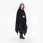 Ballonmantel von AKH Fashion aus Materialmix, ausgefallene, zeitlose Lagenlook Mode