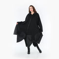Ballonmantel von AKH Fashion aus Materialmix, ausgefallene, zeitlose Lagenlook Mode