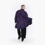  A-Form Jacke von AKH Fashion aus Polyester, 1404.07015, Violett, Schick, Modern, Bequem