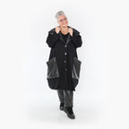  Ballonmantel von AKH Fashion aus Polyester, 1414.07002, Schwarz, Schick, Modern, Bequem