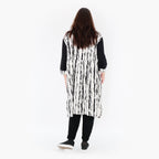  Ballon Bluse von AKH Fashion aus Viskose, 1418.06899, Weiß/Schwarz, Schick, Modern, Bequem