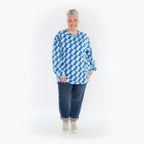  AKH Fashion Shirt in gerader Form, aus Baumwolle, 1427.06987, Türkis/Blau, Kariert, Schick