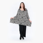 A-Form Shirt von AKH Fashion aus Viskose, ausgefallene, zeitlose Lagenlook Mode