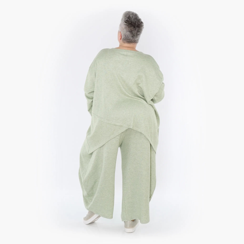  A-Form Bigshirt von AKH Fashion aus Viskose, 1429.07013, Apfelgrün, Schick, Modern, Bequem