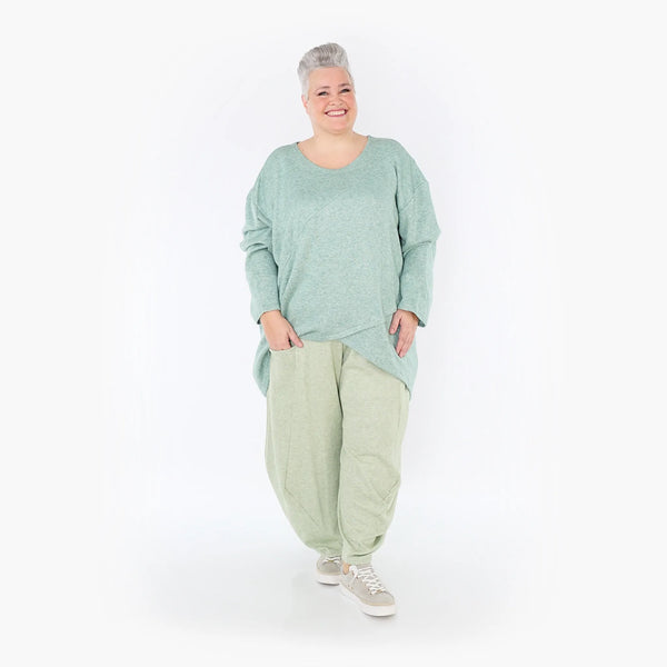  A-Form Bigshirt von AKH Fashion aus Viskose, 1429.07013, Mint, Schick, Modern, Bequem, Schick