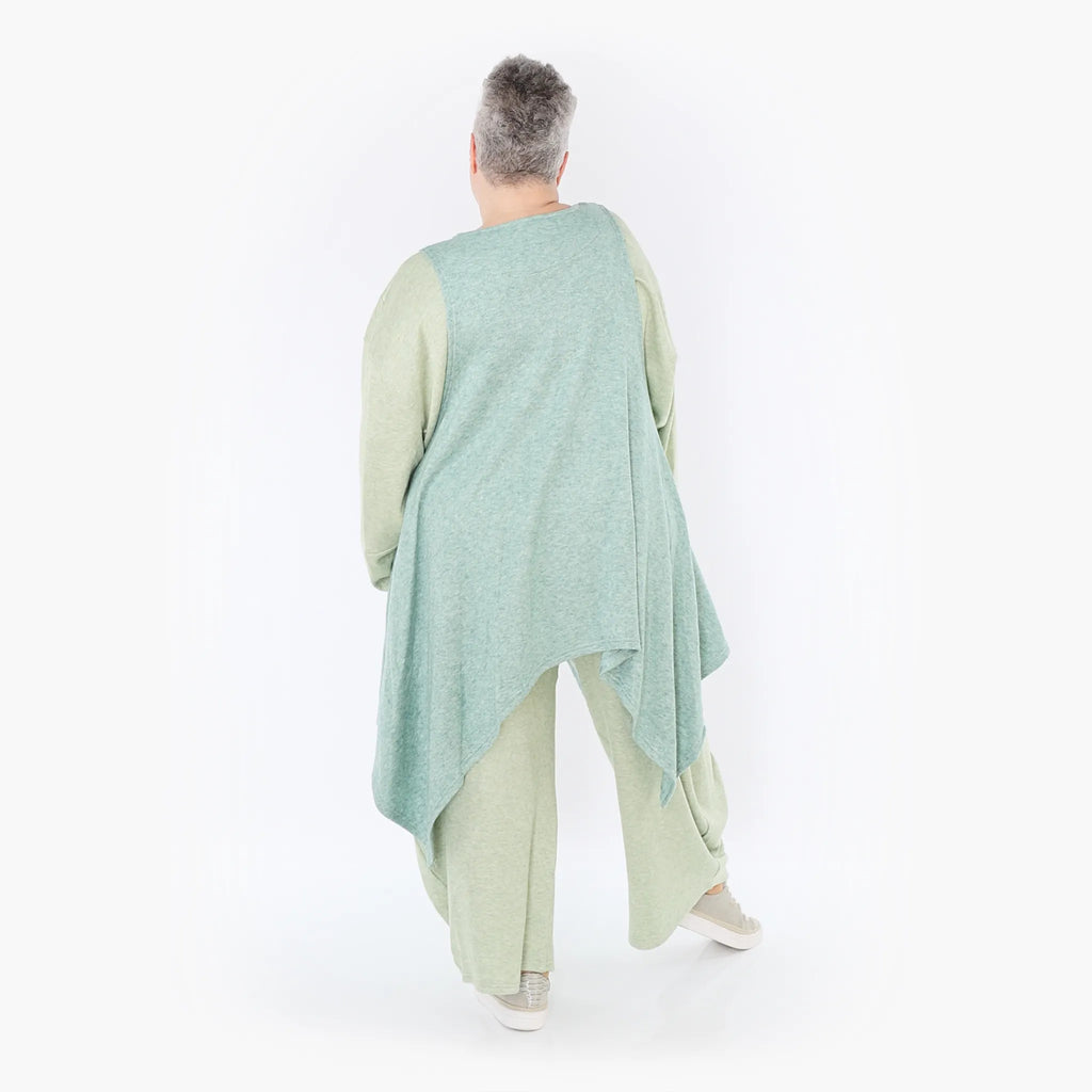  A-Form Weste von AKH Fashion aus Viskose, 1429.00110, Mint, Schick, Modern, Bequem, Schick