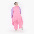  A-Form Weste von AKH Fashion aus Viskose, 1429.00110, Pink, Schick, Modern, Bequem, Schick