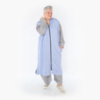  AKH Fashion Weste in gerader Form, aus Viskose, 1429.06879, Hellblau, Schick, Modern