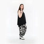  Ballonhose von AKH Fashion aus Viskose, 1434.08067, Schwarz/Weiß, Schick, Modern, Bequem