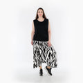  Haremshose von AKH Fashion aus Viskose, 1439.06944, Weiß/Schwarz, Schick, Modern, Bequem