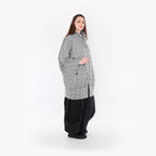  AKH Fashion Jacke in gerader Form, aus Baumwolle, 1444.06550, Schwarz/Weiß, Schick, Schick