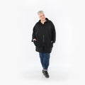  AKH Fashion Jacke in gerader Form, aus Materialmix, 1448.06550, Schwarz, Kariert, Schick
