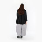  Ballonhose von AKH Fashion aus Materialmix, 1448.08069, Hellgrau, Kariert, Schick, Modern