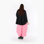  Ballonhose von AKH Fashion aus Materialmix, 1448.08069, Pink, Kariert, Schick, Modern
