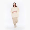  AKH Fashion Jacke in kastiger Form, aus Baumwolle, 1449.07039, Beige, Raute, Schick