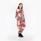  A-Form Jacke von AKH Fashion aus Materialmix, 1451.06970, Rot/Weiß/Schwarz, Punkte, Schick
