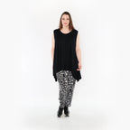  Haremshose von AKH Fashion aus Materialmix, 1452.06813, Schwarz/Weiß, Abstrakt, Schick