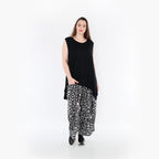  Ballonhose von AKH Fashion aus Materialmix, 1452.08069, Schwarz/Weiß, Abstrakt, Schick