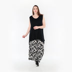  Ballonhose von AKH Fashion aus Materialmix, 1453.08069, Schwarz/Weiß, Abstrakt, Schick