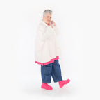  A-Form Jacke von AKH Fashion aus Baumwolle, 1458.07029, Weiß, Ausgefallen, Zeitlos, Schick