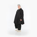  A-Form Cardigan von AKH Fashion aus Polyester, 1466.07040, Schwarz, Ausgefallen, Zeitlos