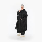  AKH Fashion Mantel in gerader Form, aus Polyester, 1466.07041, Schwarz, Ausgefallen