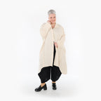  A-Form Mantel von AKH Fashion aus Viskose, 1468.07057, Beige, Ausgefallen, Zeitlos, Schick