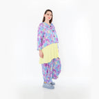  AKH Fashion Jacke in gerundeter Form, aus Viskose, 1469.00130, Multicolor, Farbmix, Schick