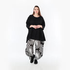 A-Form Bigshirt von AKH Fashion aus Baumwolle, 1477.07069, Schwarz, Ausgefallen, Zeitlos