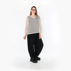  AKH Fashion Bigshirt in gerader Form, aus Baumwolle, 1500.06721, Beige, Ausgefallen, Zeitlos
