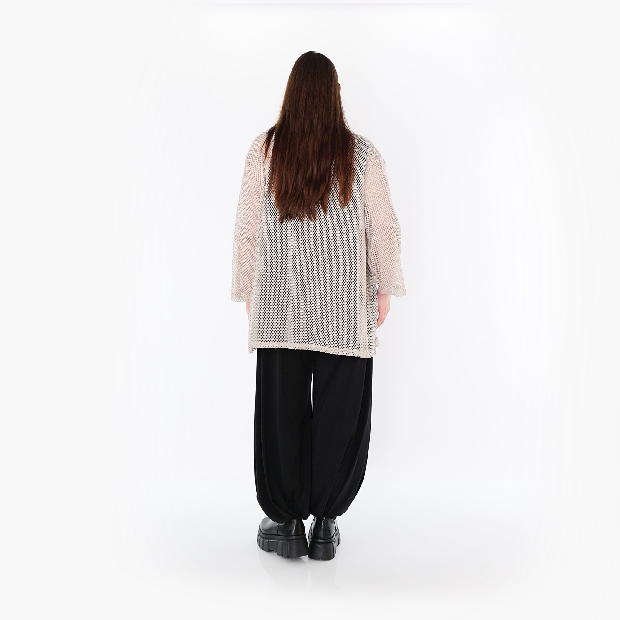  AKH Fashion Jacke in gerader Form, aus Baumwolle, 1500.07109, Beige, Ausgefallen, Zeitlos