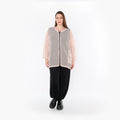  AKH Fashion Jacke in gerader Form, aus Baumwolle, 1500.07109, Mauve, Ausgefallen, Zeitlos