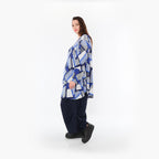  Ballonhose von AKH Fashion aus Materialmix, 1450.06631, Navy, Jacquard, Schick, Modern
