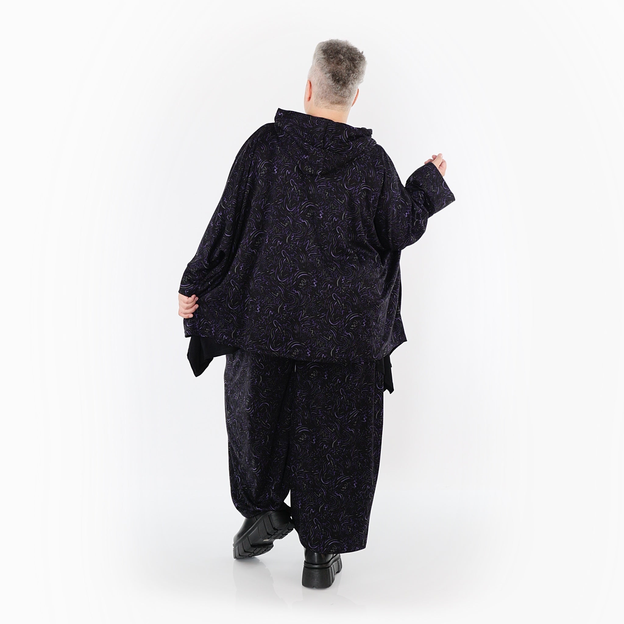 Marlene Hose von AKH Fashion aus Materialmix, 1516.07083, Violett